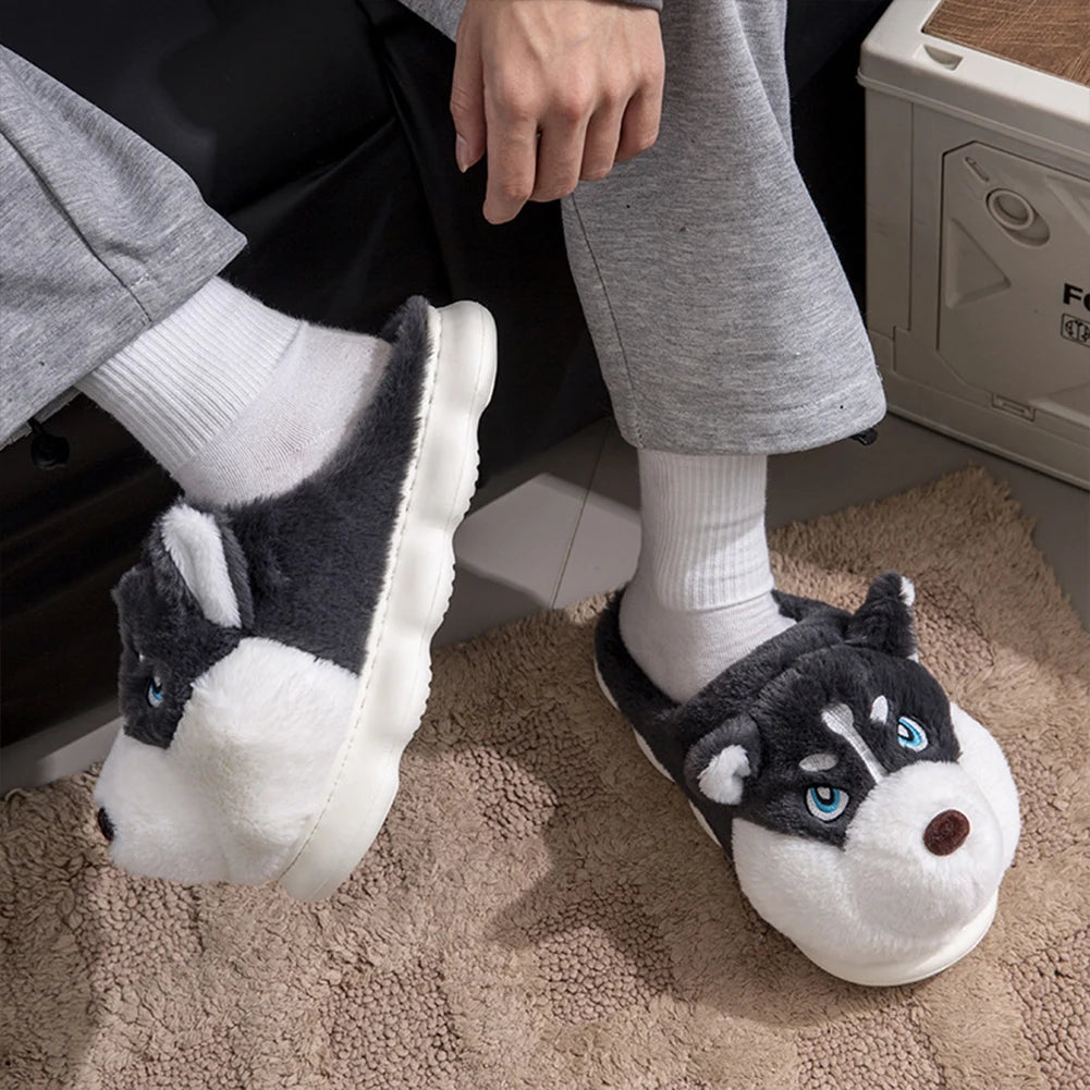 🐾❄️ Unisex Cute “Ashi” Slippers – Super Soft Winter Home Slippers (Cozy & Comfy)