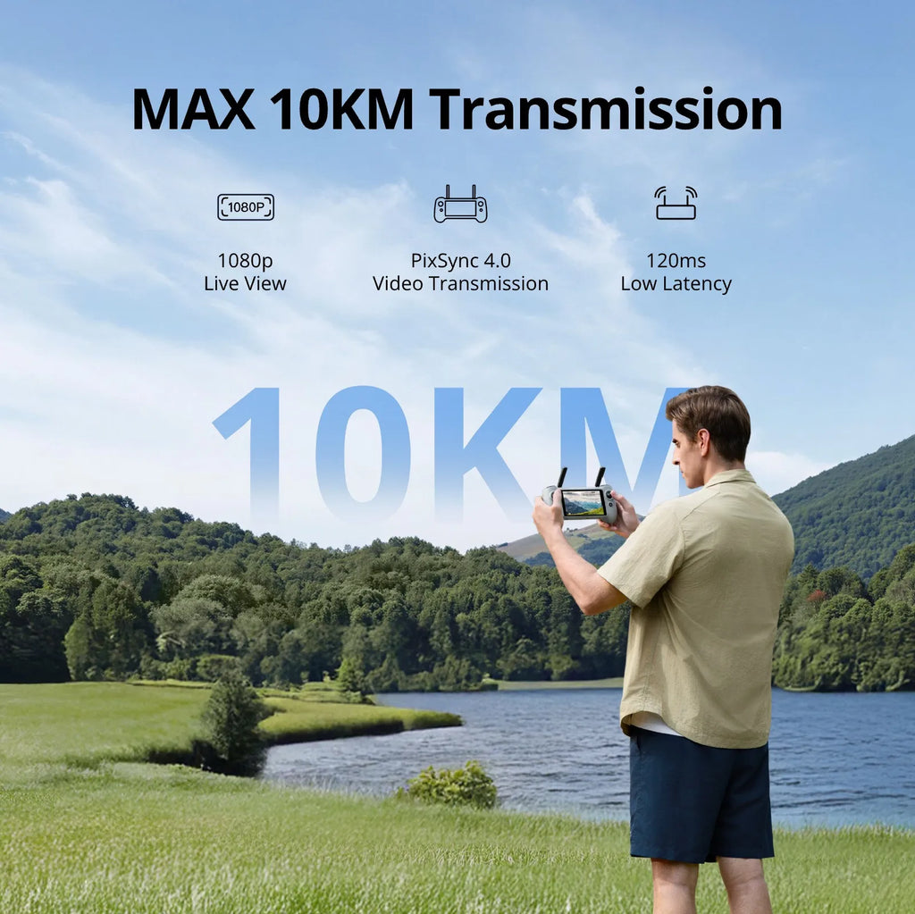 🚁 Original Atom 2 Drone – 4K Video, 8K Photos, 10km Range, Smart Eye Tracking