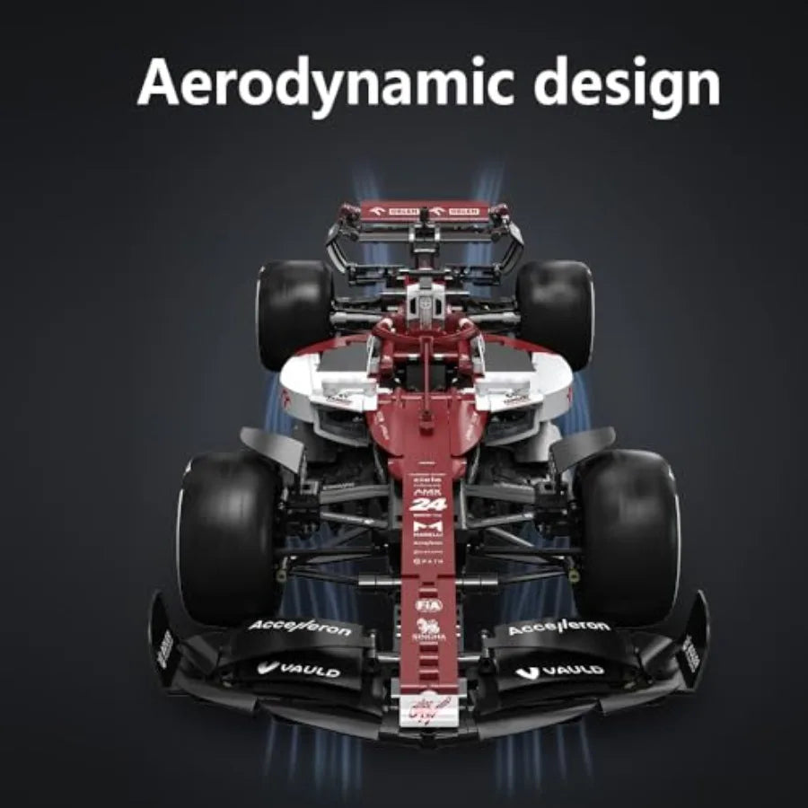 1:8 Alfa Romeo F1 Race Car Building Kit 🏎️✨ | 1868-Piece 2022 Model (Super Detailed)