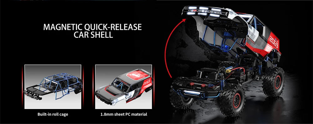 🚙 Off-Road RC Truck (1:8) – Hyper Go H8, 8CH, Metal Parts, High Power