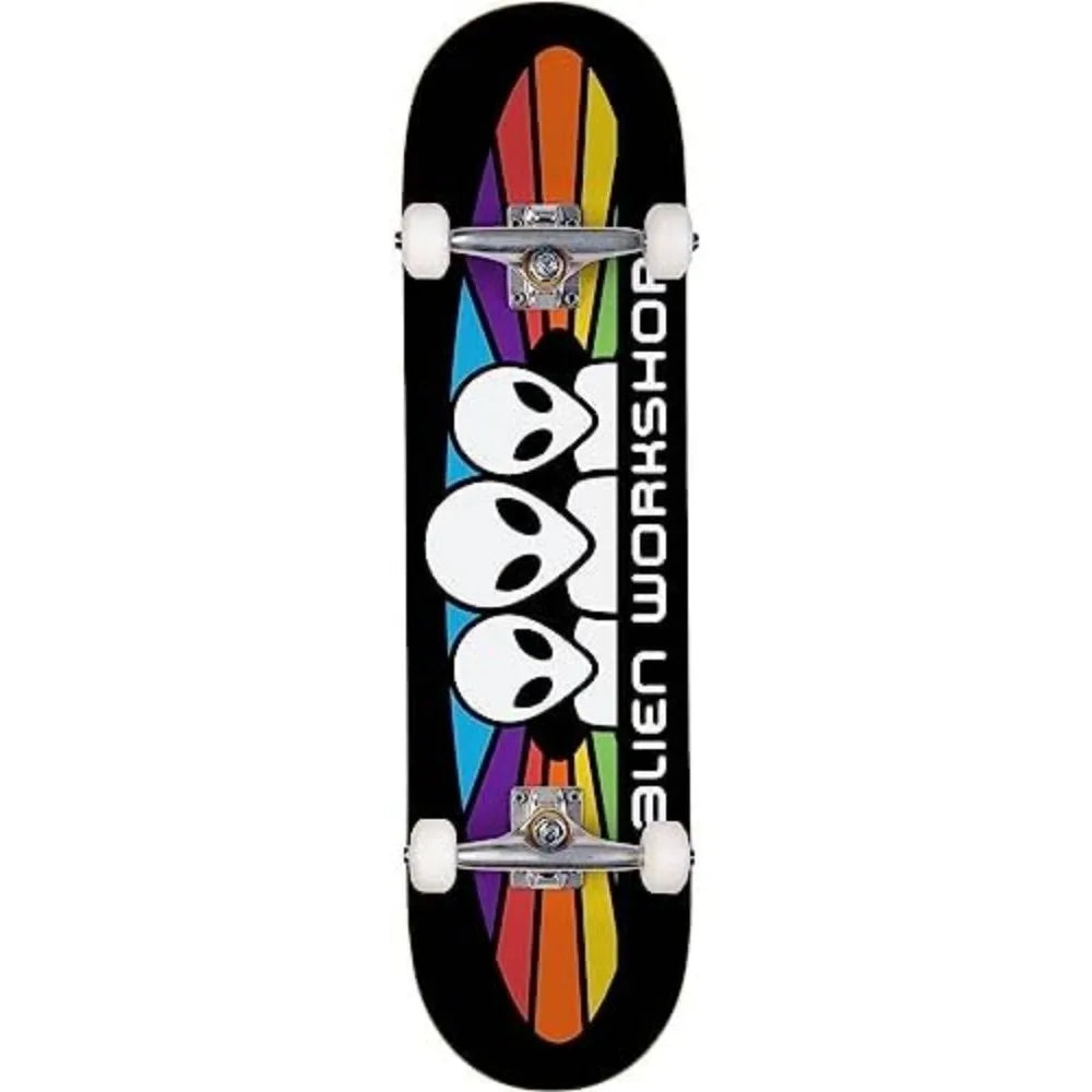 🛹✨ Complete Spectrum Black Skateboard 7.75” – Assembled & Ready to Ride