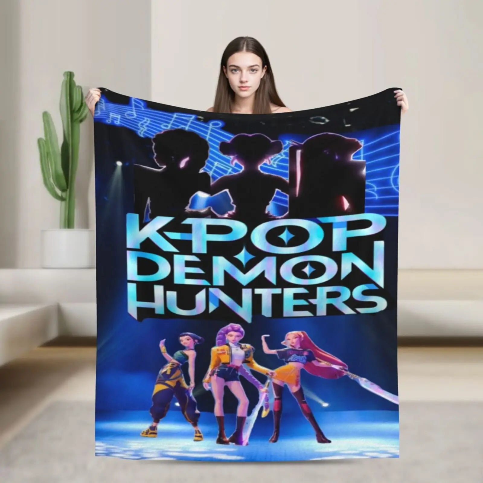 🎶💖 K-POP Blanket – Cozy Fan Throw (3 Sizes)