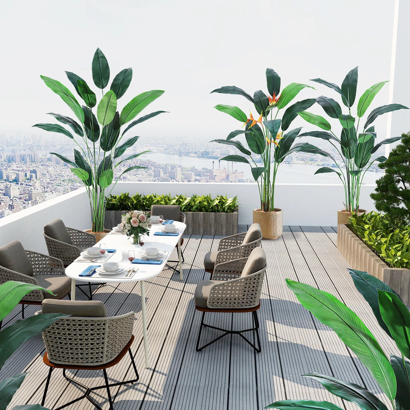 Artificial Bird of Paradise Plant 🌿✨ | 6–7FT Indoor/Outdoor Decor (5 Variants)