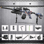 HK416-Style Gel Splatter Blaster Toy 💦🎯 | “Full Configuration” Outdoor Set + Safety Glasses