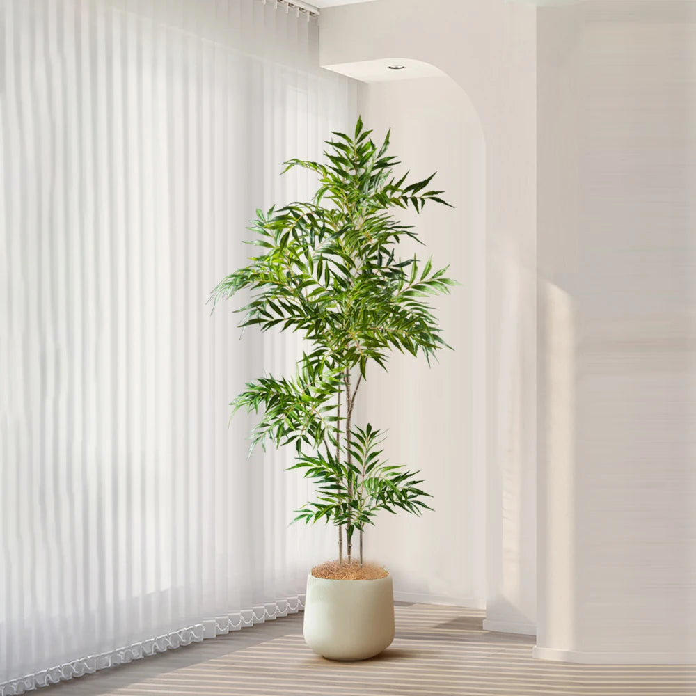 Real-Touch Artificial Palm/Bamboo Tree 🌿✨ | 78–140cm (3 Sizes)
