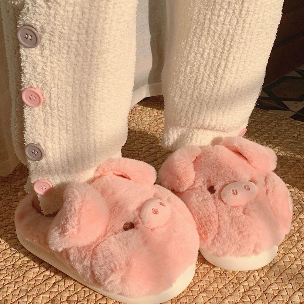 🐷😂 Funny Pig Slippers – Cute & Cozy Unisex Home Slippers (Soft & Warm)