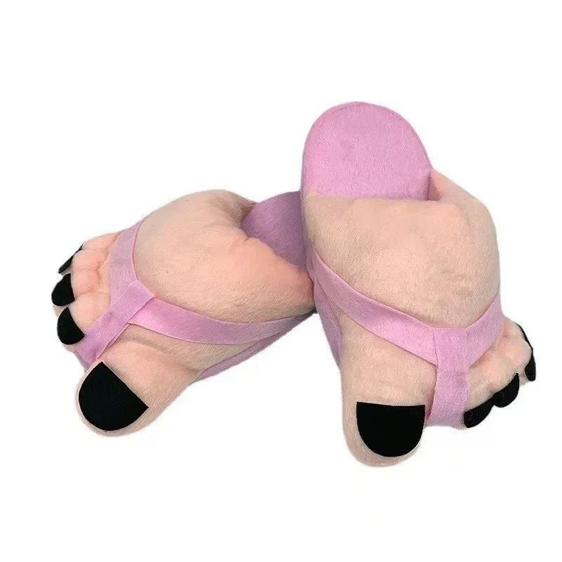 🩴😂 Giant Flip-Flop Feet Slippers – Funny Big Foot Indoor Slippers (Unisex Gift Idea)