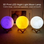 8cm Mini Moon Lamp 🌙✨ | LED Night Light (Yellow / Color / White) Gift Idea 🎁