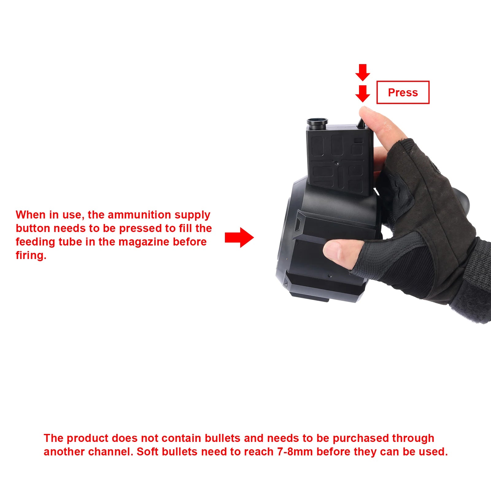 M416 Electric Gel Ball Blaster Toy Gun💦  [7.4v High Speed] | Auto + Manual Modes, Large Magazine