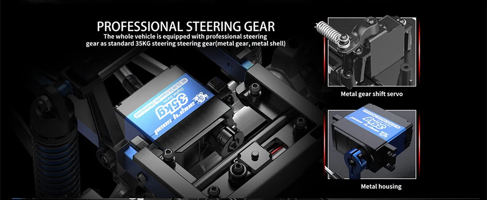 🚙 Off-Road RC Truck (1:8) – Hyper Go H8, 8CH, Metal Parts, High Power