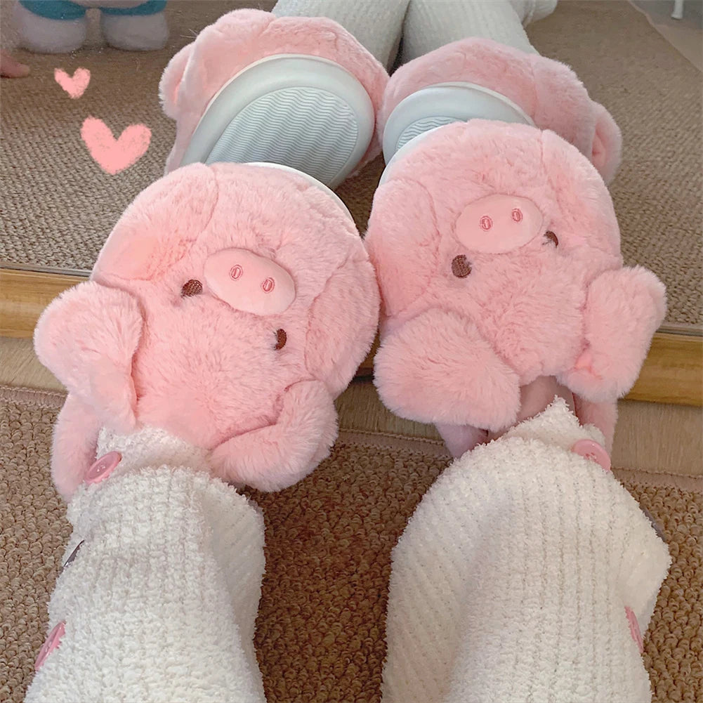 🐷😂 Funny Pig Slippers – Cute & Cozy Unisex Home Slippers (Soft & Warm)