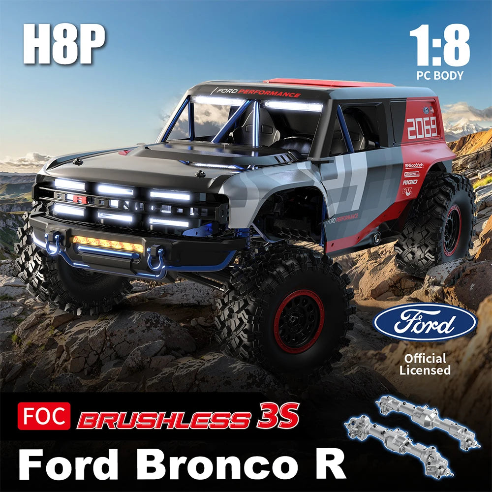 🚙 Off-Road RC Truck (1:8) – Hyper Go H8, 8CH, Metal Parts, High Power