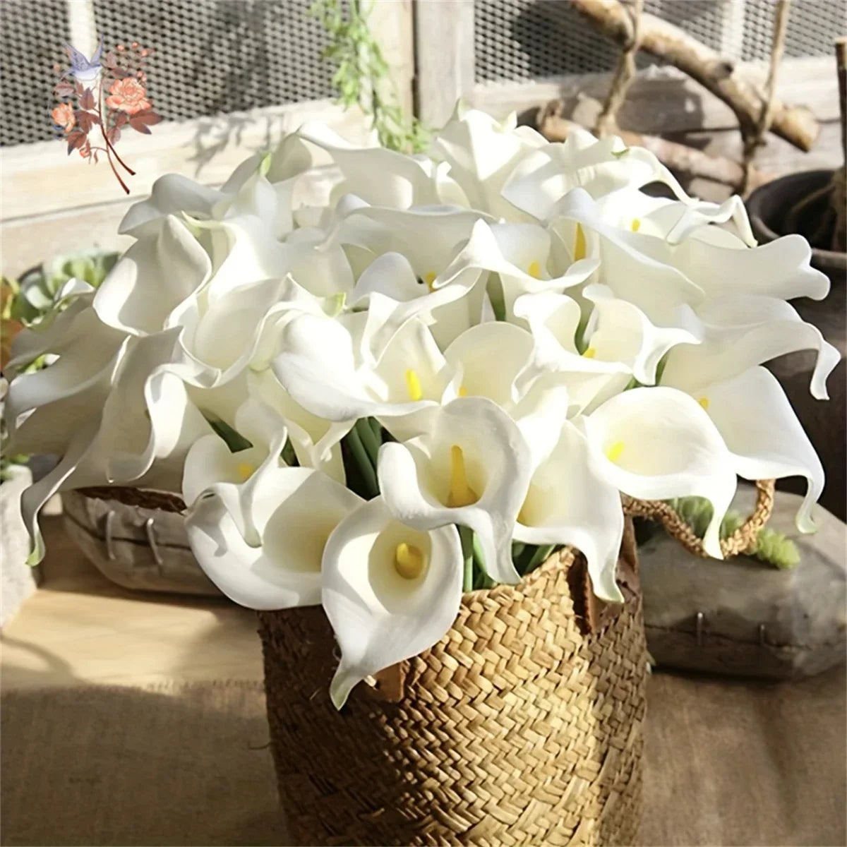Real-Touch Artificial Calla Lily (10PCS) 🌸✨ | Wedding Bouquet Flowers