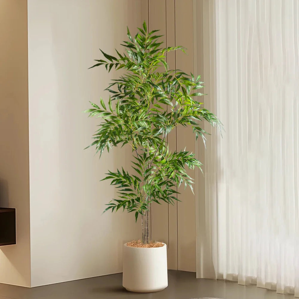 Real-Touch Artificial Palm/Bamboo Tree 🌿✨ | 78–140cm (3 Sizes)