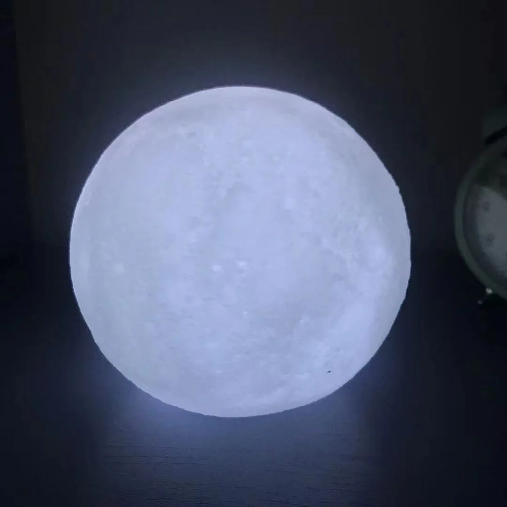 8cm Mini Moon Lamp 🌙✨ | LED Night Light (Yellow / Color / White) Gift Idea 🎁