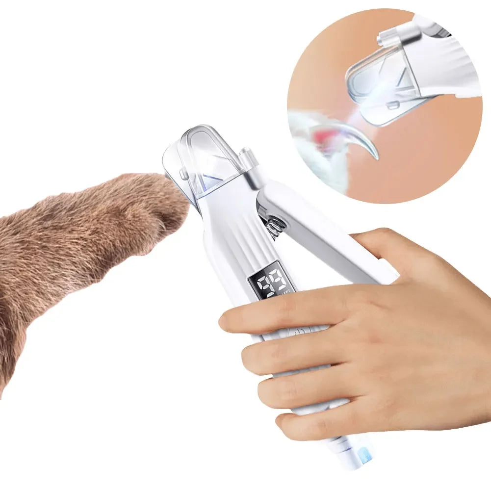 2-in-1 Electric Nail Grinder + Clipper 🐾✨ | Safe Pet Nail Trimmer (Dogs & Cats)