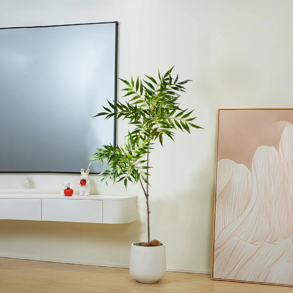 Real-Touch Artificial Palm/Bamboo Tree 🌿✨ | 78–140cm (3 Sizes)