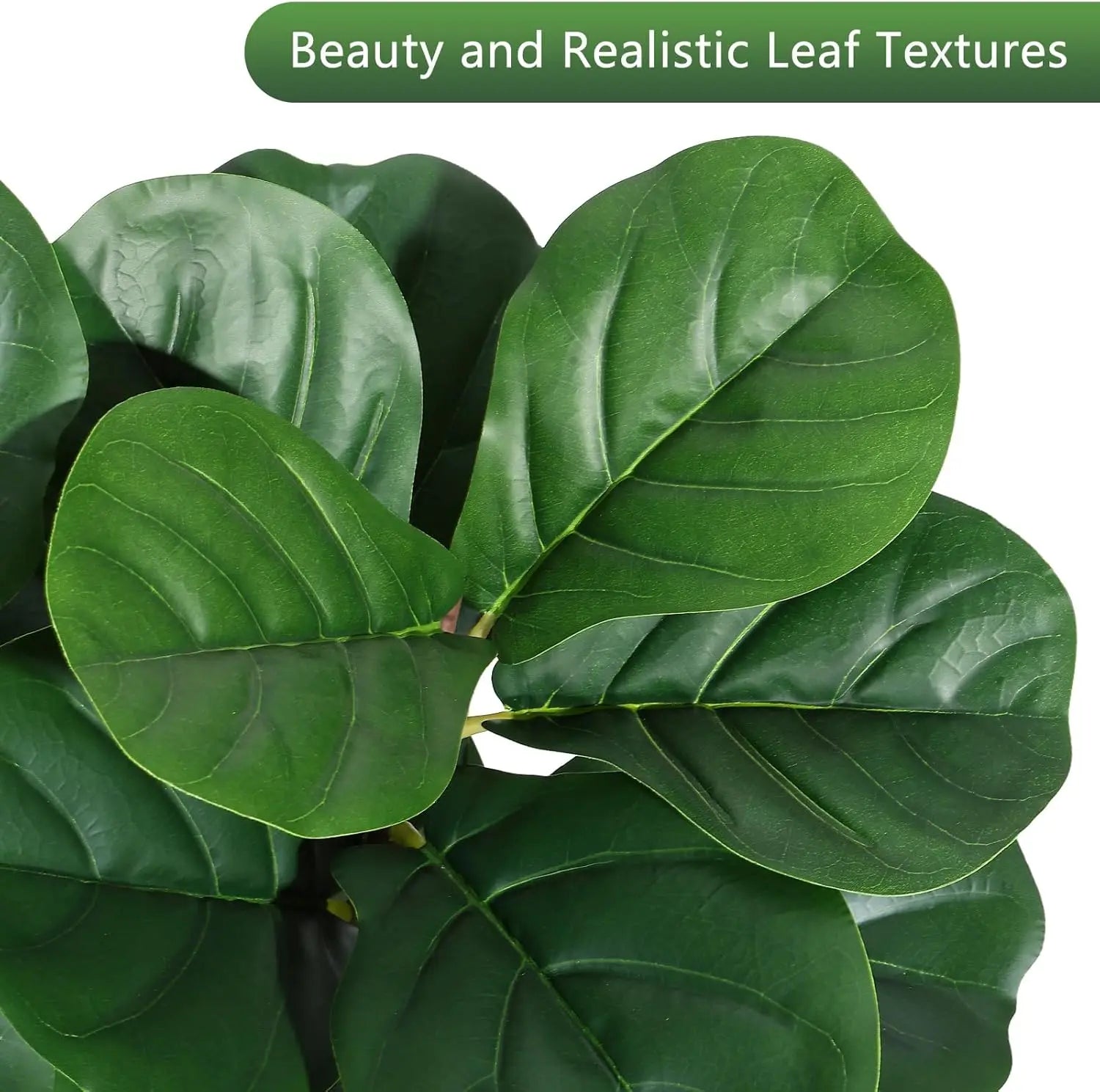 Artificial Fiddle Leaf Fig Tree 🌿✨ | Realistic Faux Ficus (4–7FT)