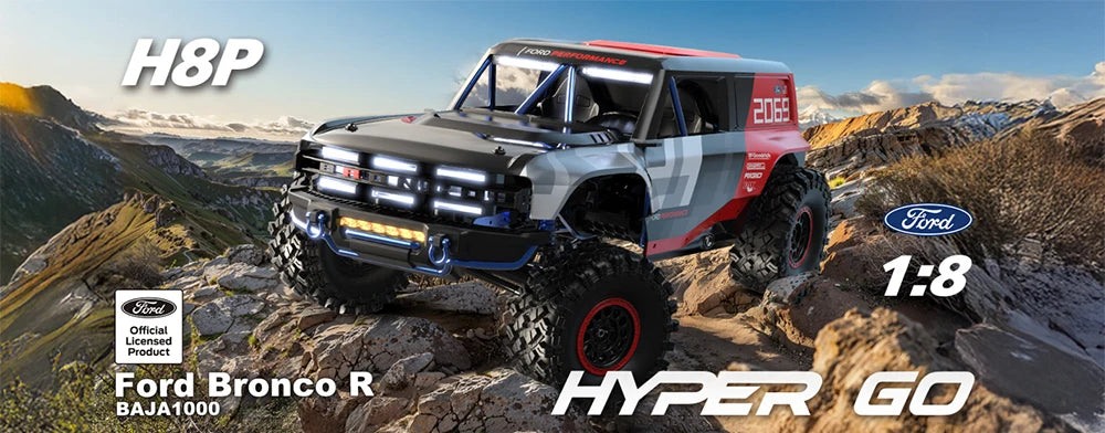 🚙 Off-Road RC Truck (1:8) – Hyper Go H8, 8CH, Metal Parts, High Power