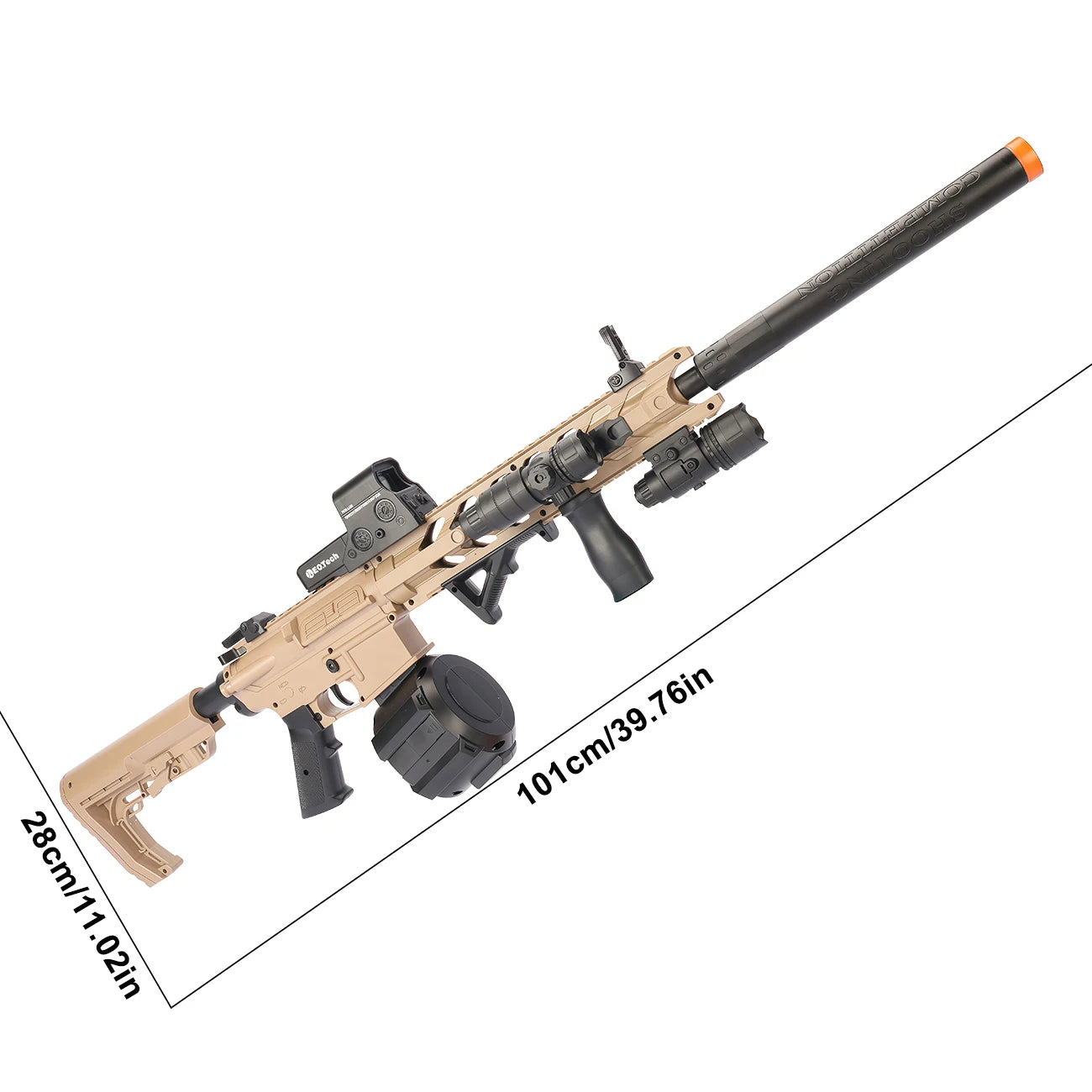 M416 Electric Gel Ball Blaster Toy Gun💦  [7.4v High Speed] | Auto + Manual Modes, Large Magazine