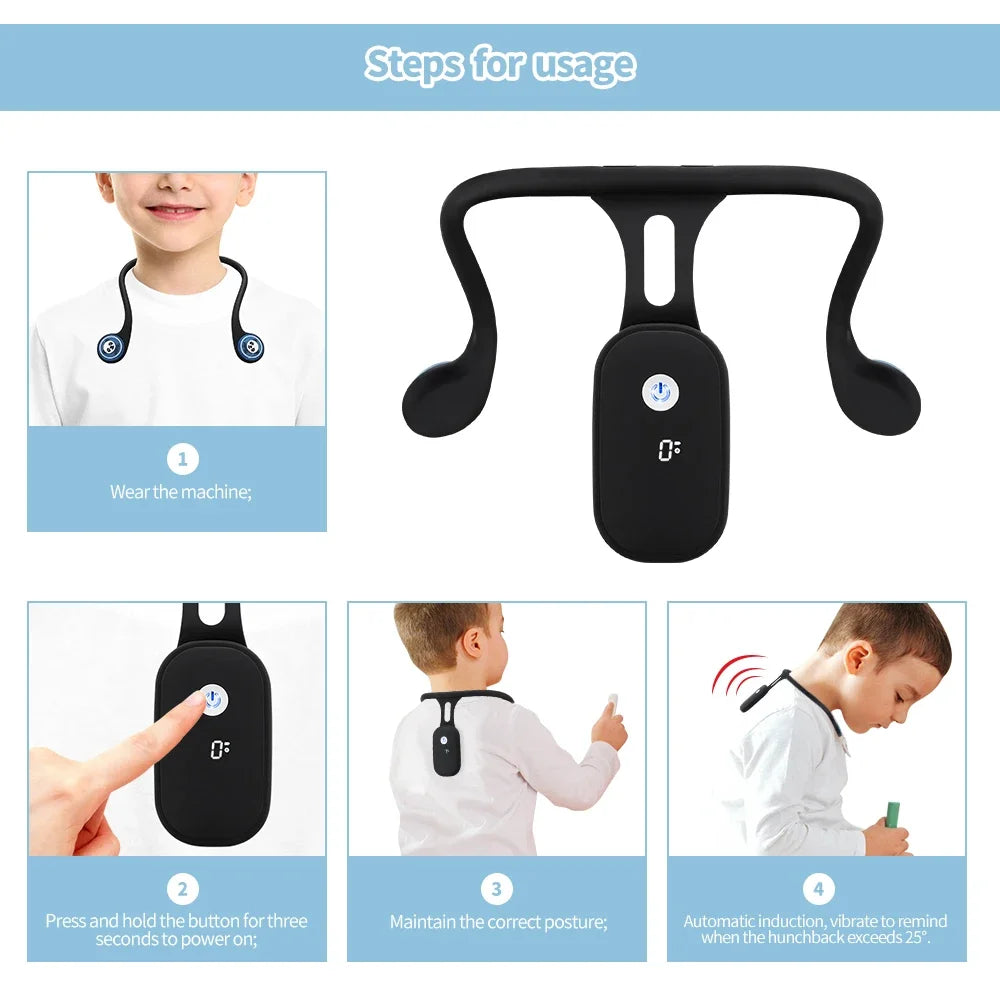 🧍‍♂️✨ Smart Posture Corrector – Real-Time Reminder Belt for Better Back Alignment
