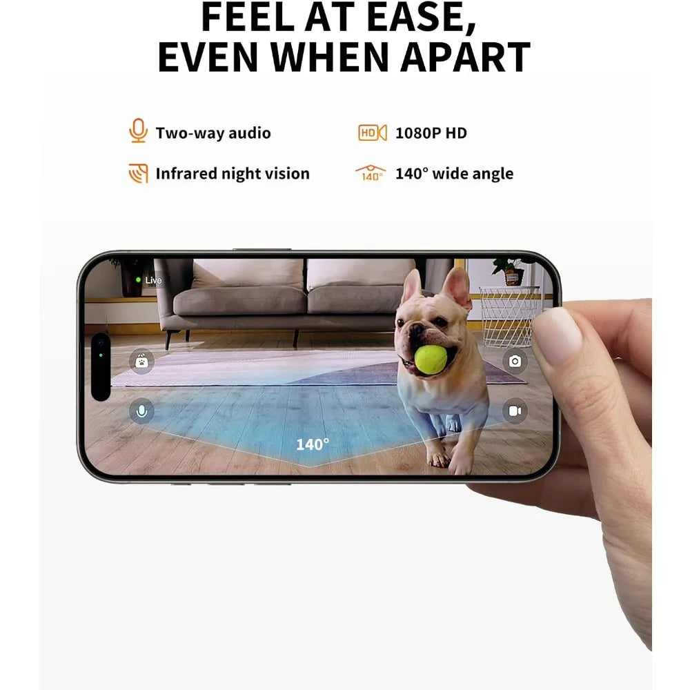 Smart Pet Feeder w/ 1080p Camera 📷🐾 | WiFi Auto Food Dispenser + Night Vision 🌙