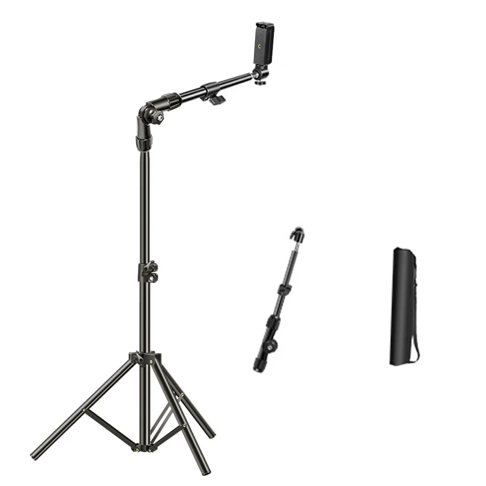 Overhead Phone Tripod 📱🎥✨ | Adjustable 180° Arm for Filming & Livestreaming