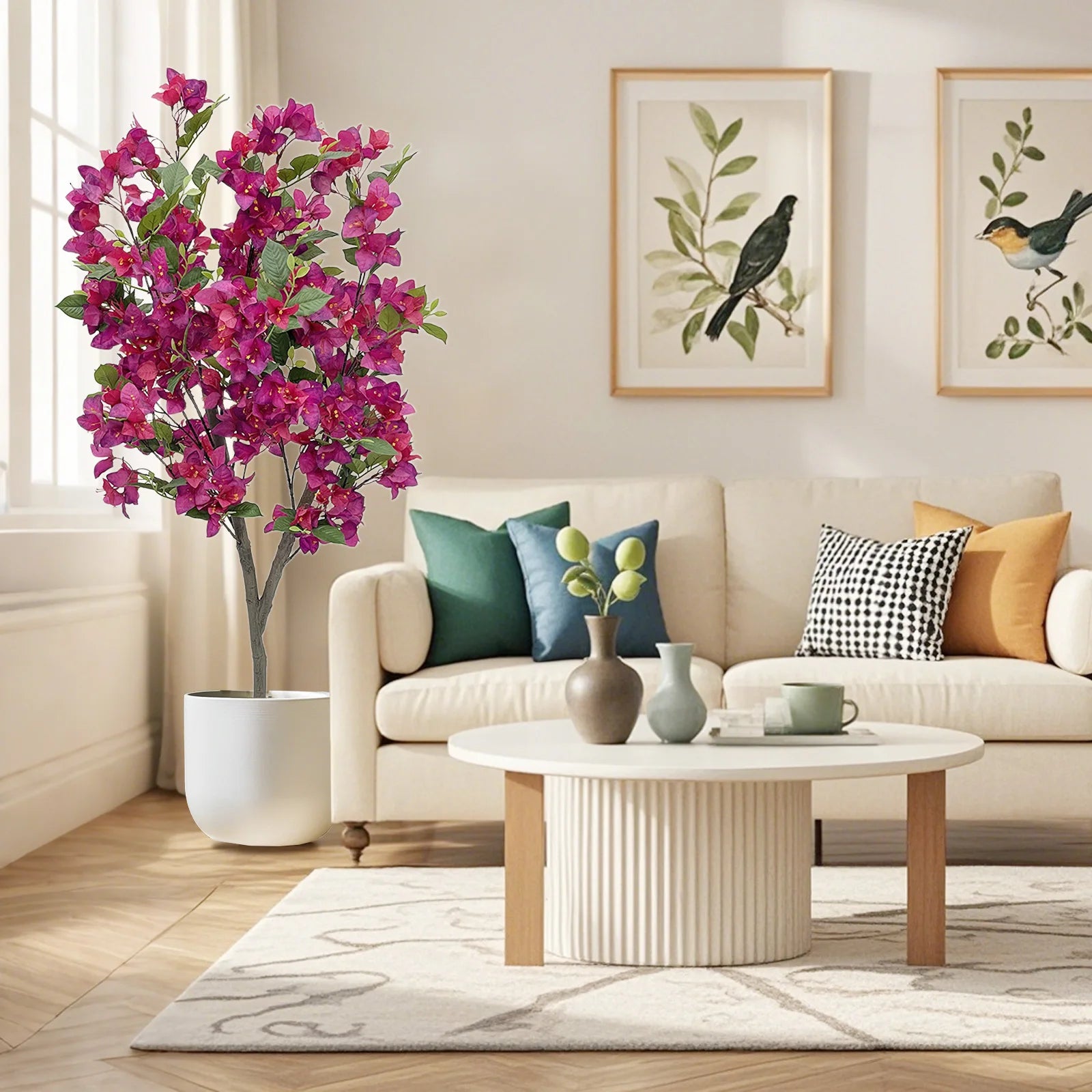 Artificial Bougainvillea Tree 🌺✨ | Rose Red Branches (3.94FT)