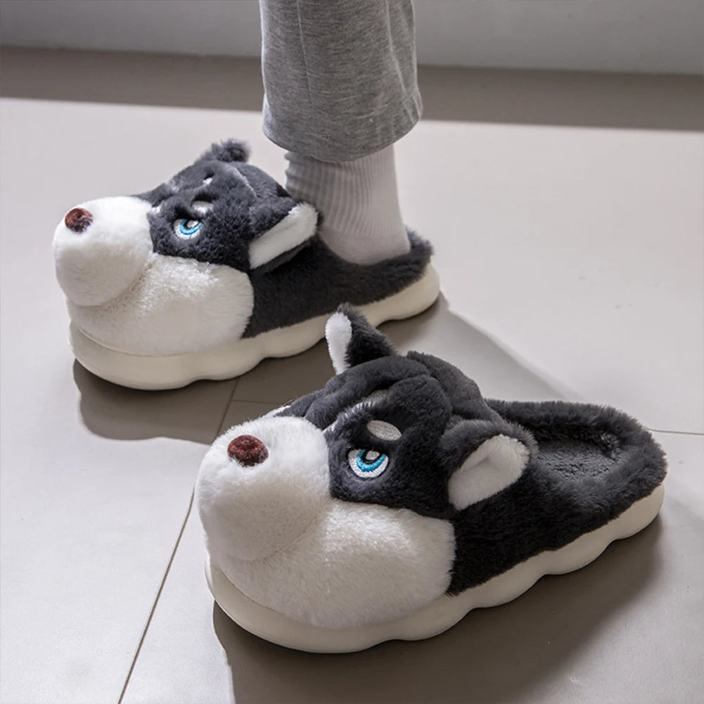 🐾❄️ Unisex Cute “Ashi” Slippers – Super Soft Winter Home Slippers (Cozy & Comfy)
