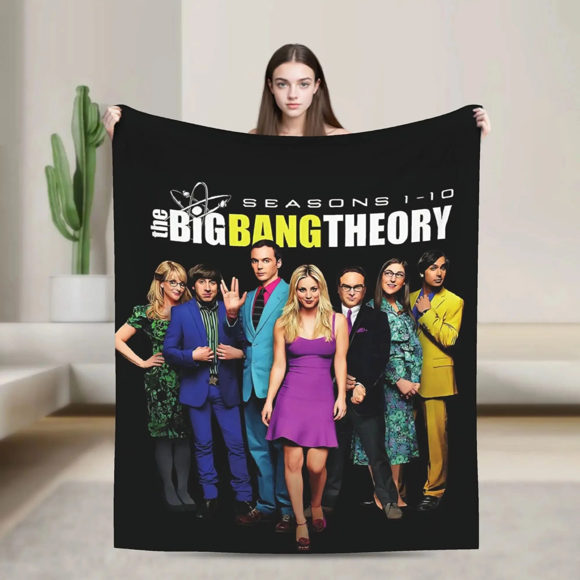 📺✨ The Big Bang Theory Blanket – Cozy Fan Throw (Perfect Gift!)