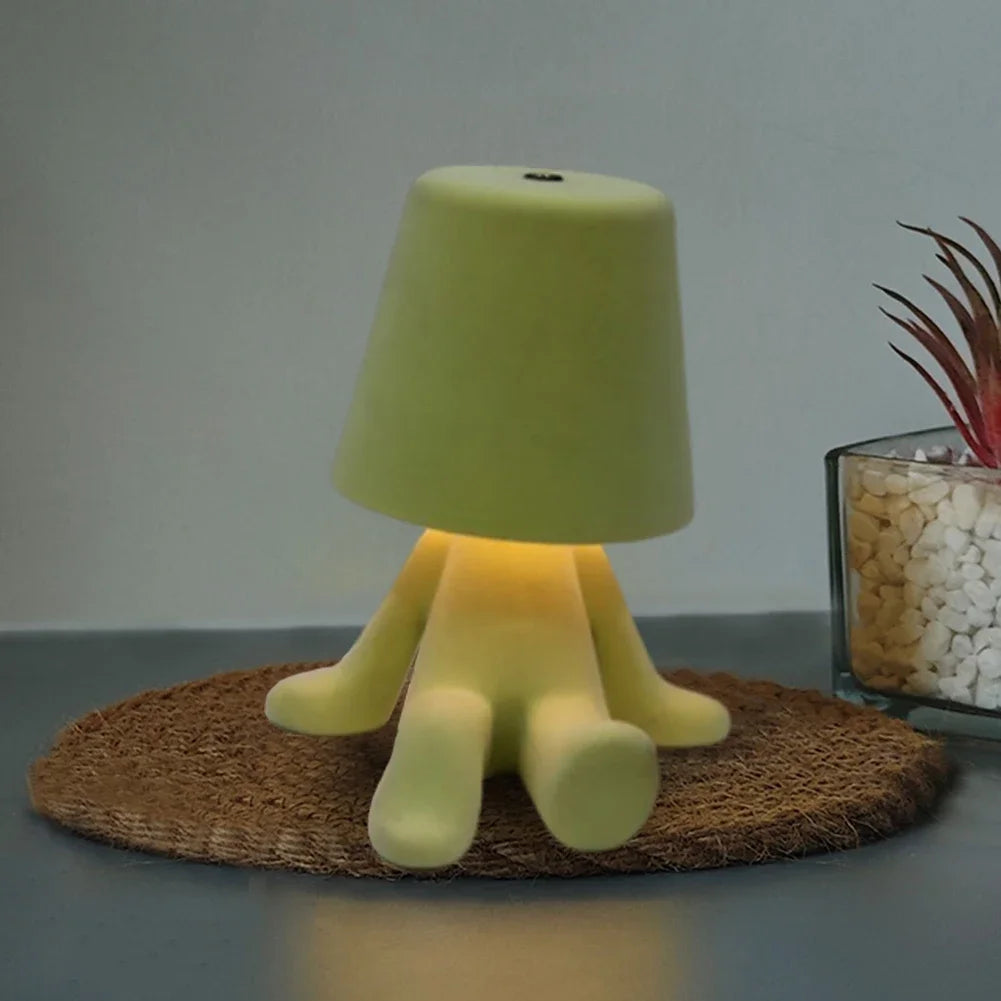 Mini Human Figure Lamps 💡🧍✨ | Colorful Designer Table Decor (6 Colors)