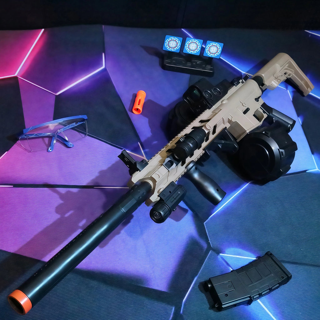 M416 Electric Gel Ball Blaster Toy Gun💦  [7.4v High Speed] | Auto + Manual Modes, Large Magazine