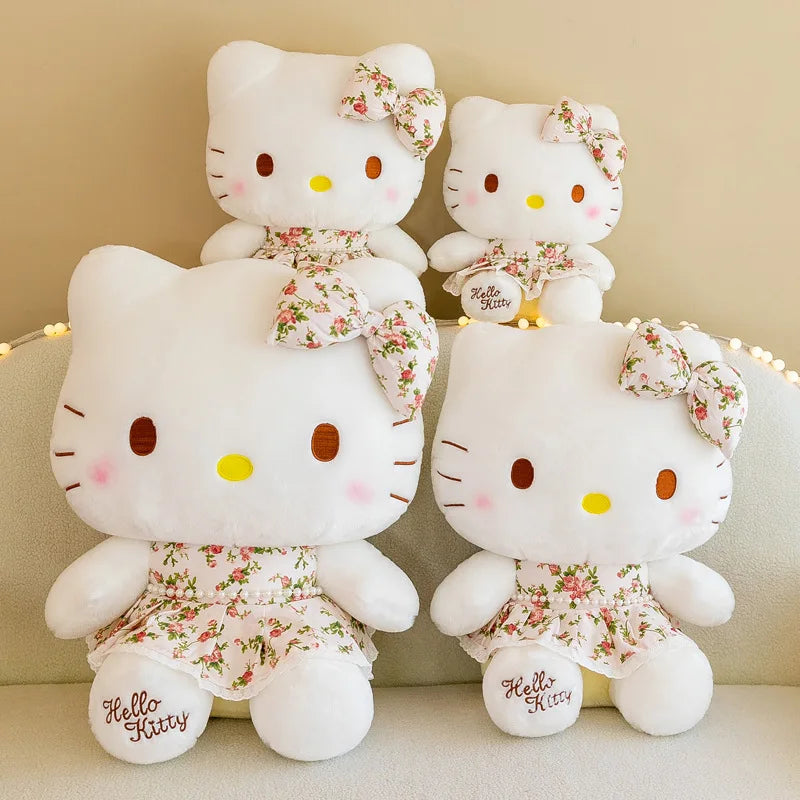🎀🐱 Hello Kitty Plush Toy – 30 cm Cute & Soft Stuffed Doll (White)