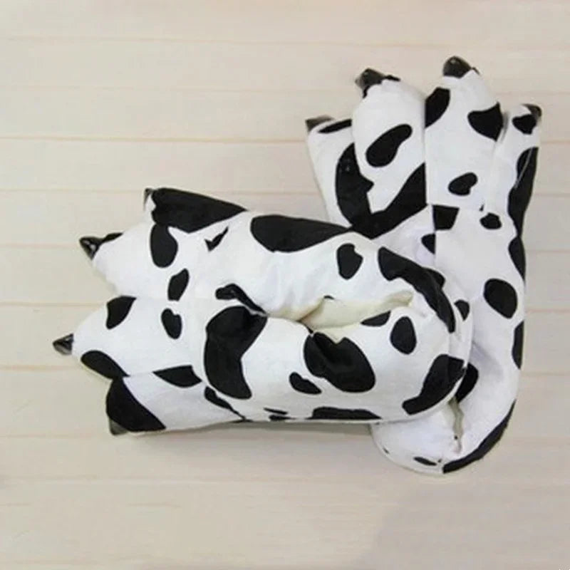 🐉🐾 Unisex Dragon Paw Slippers – Soft Winter Indoor Slippers (Kids & Adults)