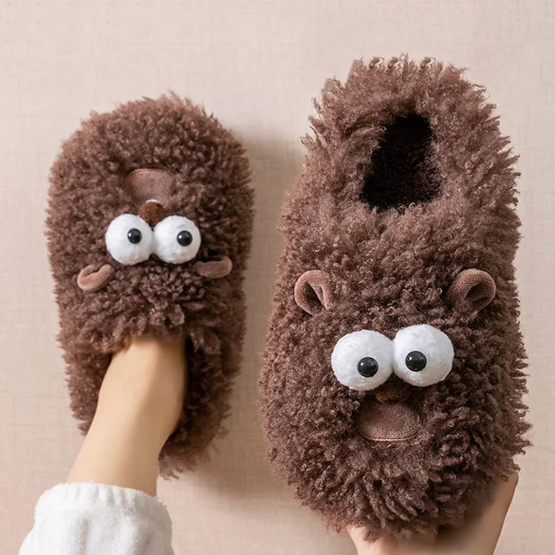 😱🥿 Funny Screaming Face Slippers – Cozy Indoor House Slippers (Soft & Warm)