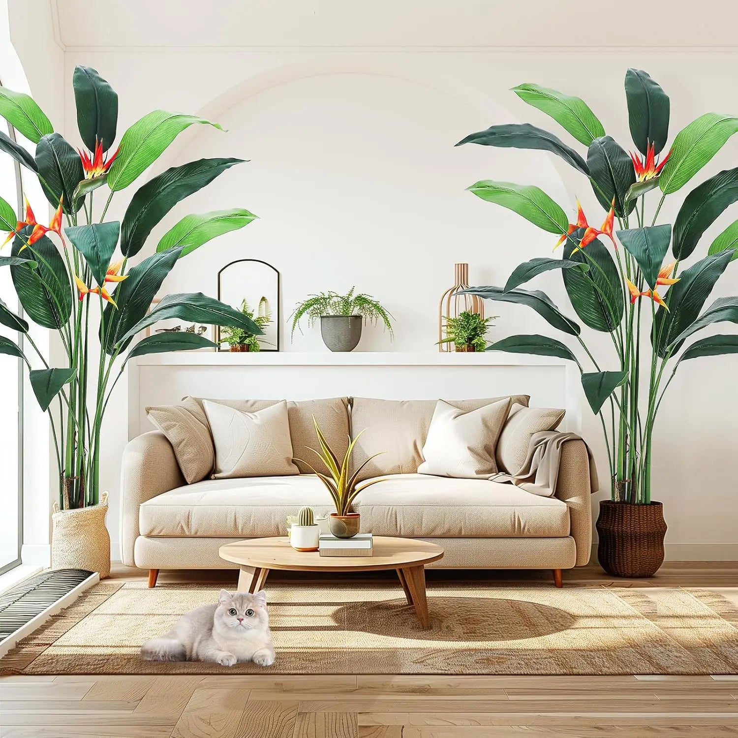 Artificial Bird of Paradise Plant 🌿✨ | 6–7FT Indoor/Outdoor Decor (5 Variants)