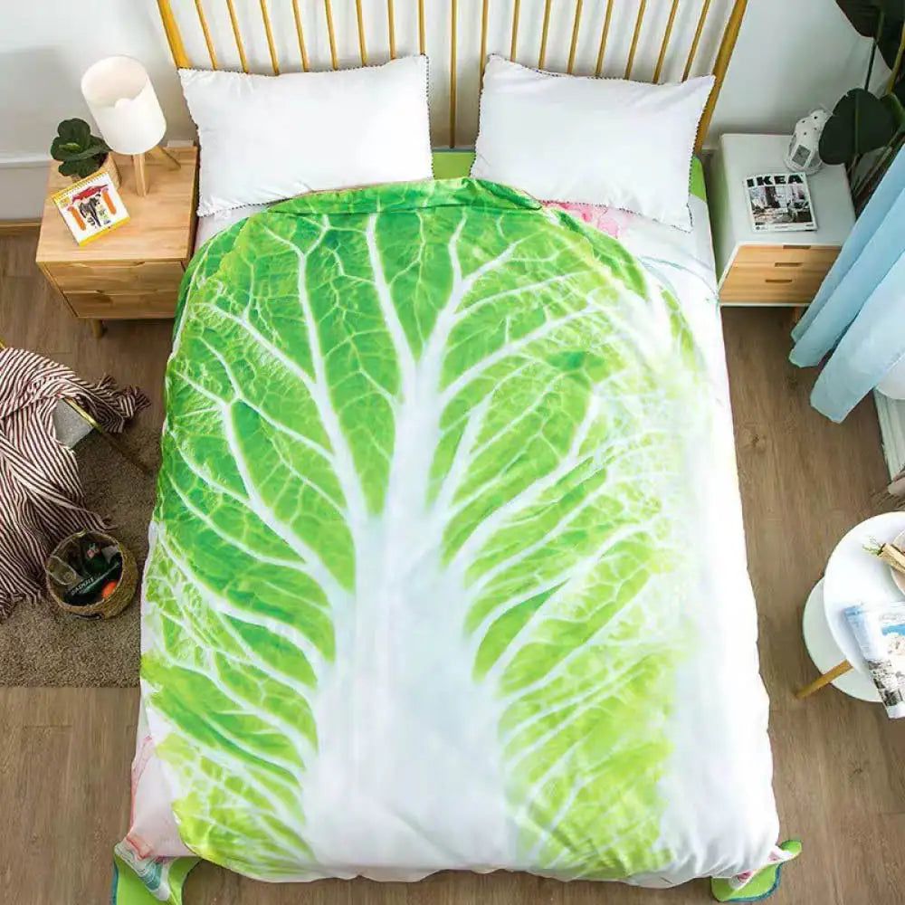 🥬😂 Lettuce Leaf Blanket – Funny Cozy Throw (90x90 / 150x150 / 180x180 cm)