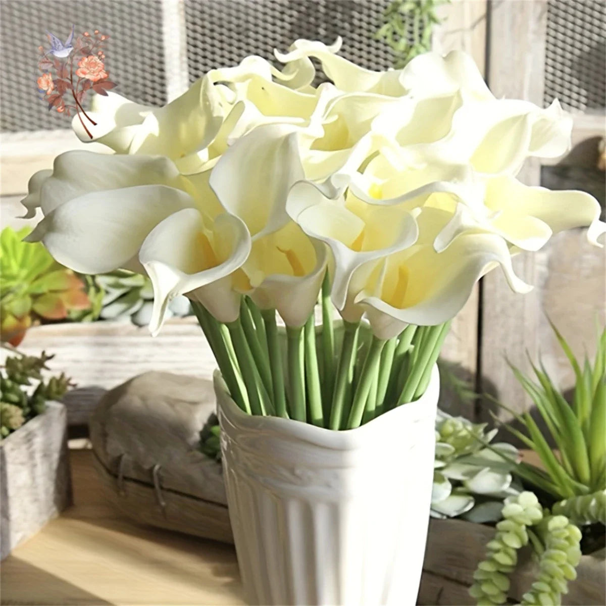 Real-Touch Artificial Calla Lily (10PCS) 🌸✨ | Wedding Bouquet Flowers