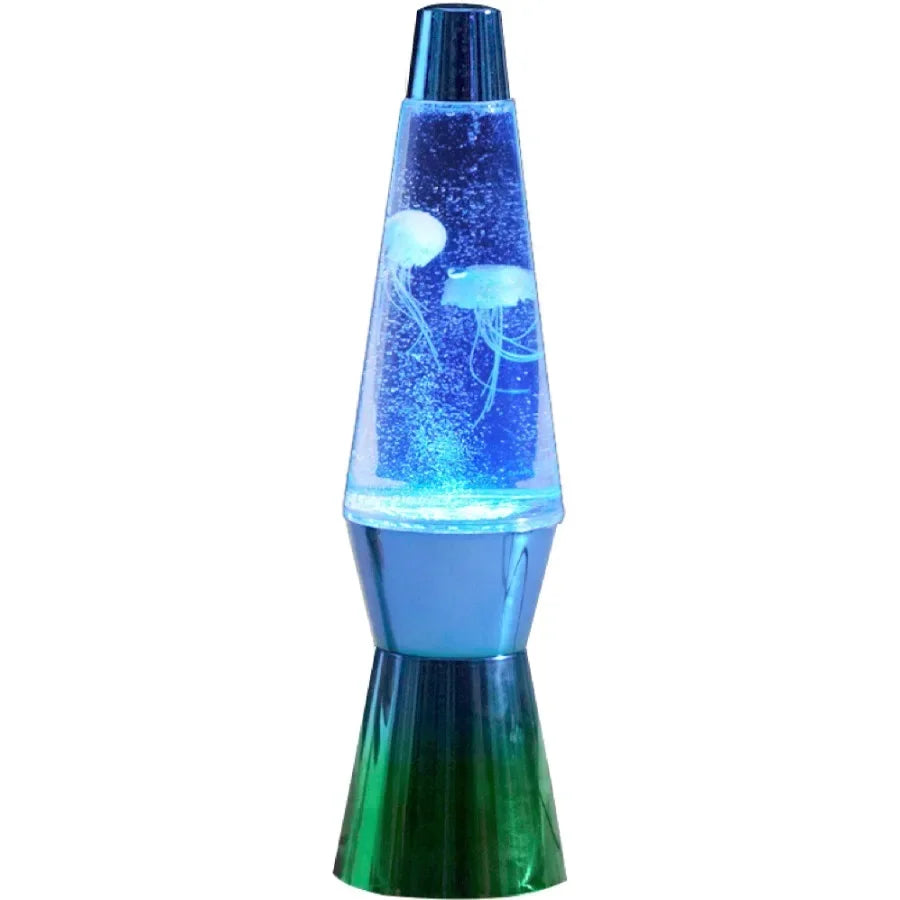 13” Jellyfish Motion Table Lamp 🪼✨ | Blue/Green Gradient (Rechargeable USB)
