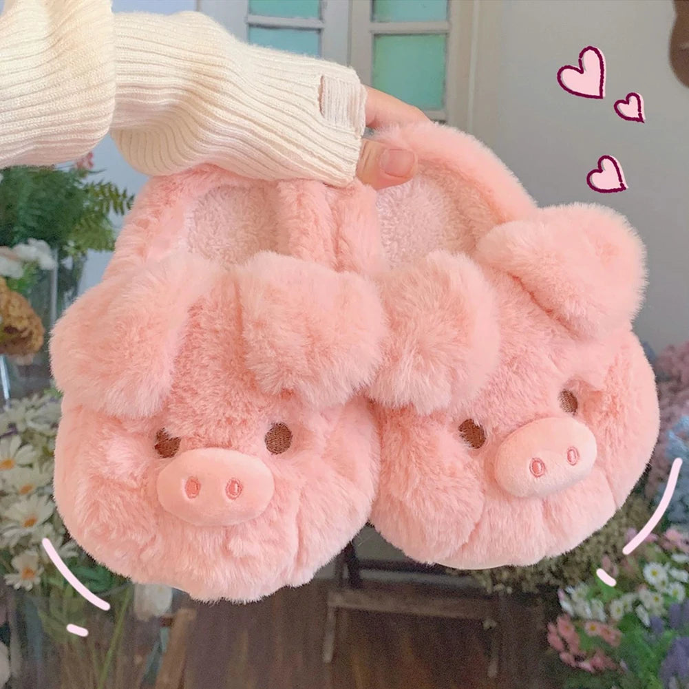 🐷😂 Funny Pig Slippers – Cute & Cozy Unisex Home Slippers (Soft & Warm)