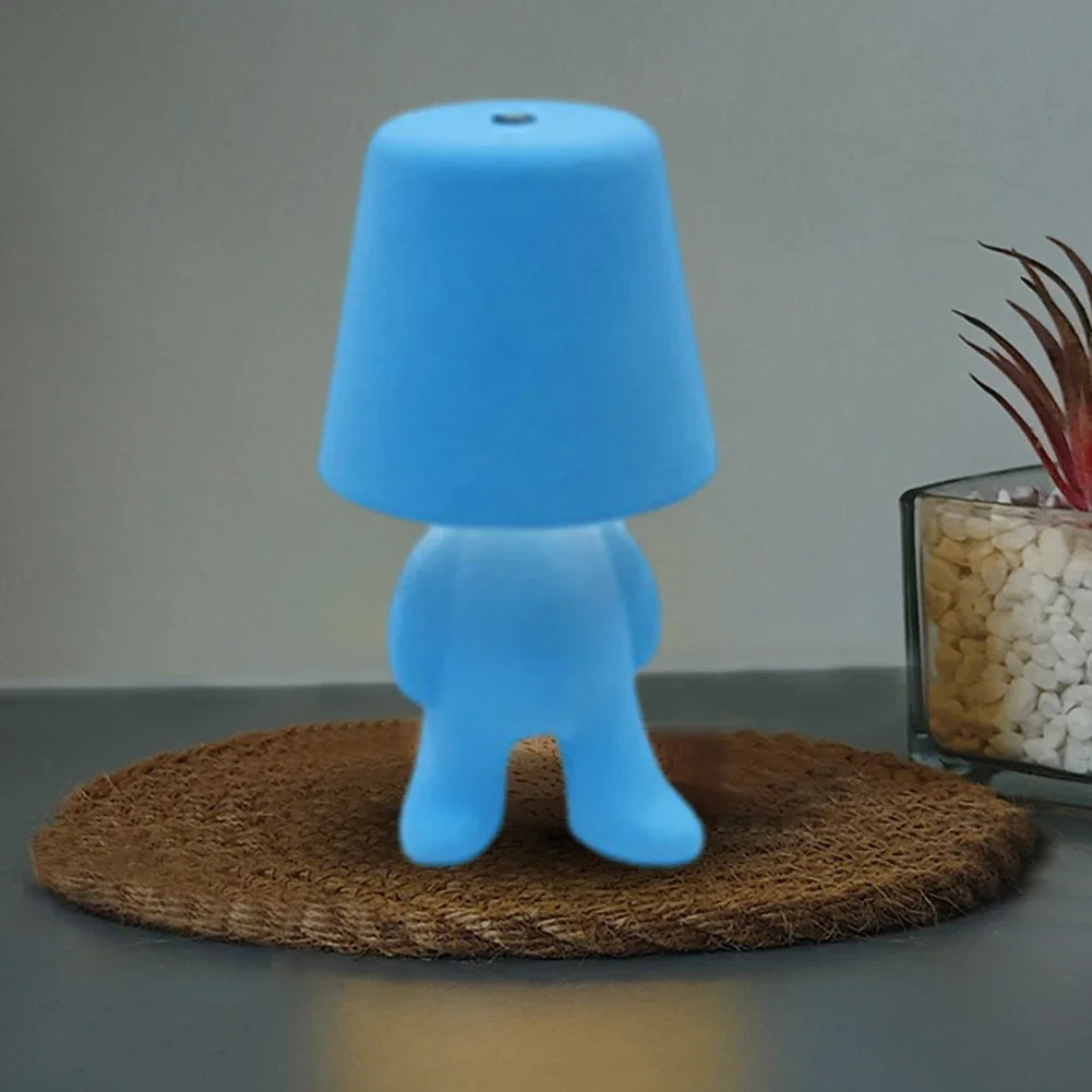 Mini Human Figure Lamps 💡🧍✨ | Colorful Designer Table Decor (6 Colors)