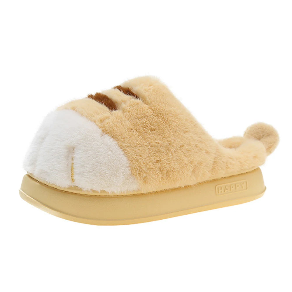 🐾🐯 Unisex Tiger Paw Slippers – Soft & Cozy Indoor House Slippers (Cute & Comfy)