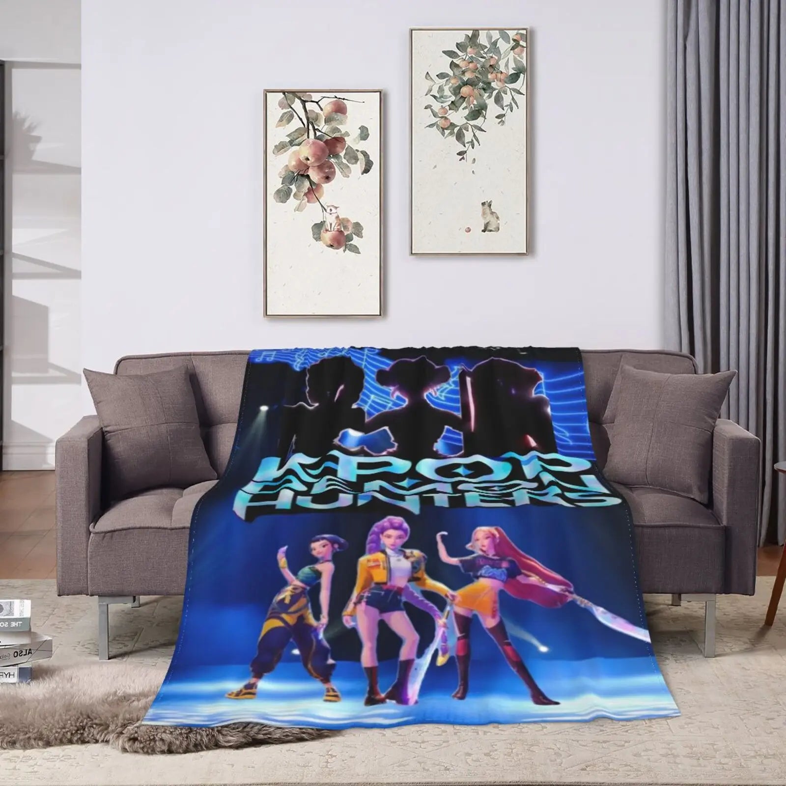 🎶💖 K-POP Blanket – Cozy Fan Throw (3 Sizes)