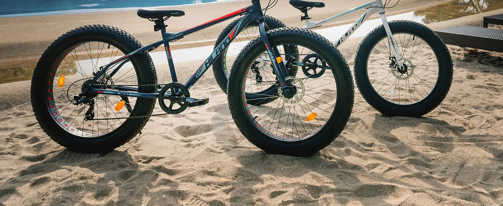 🚲 Fat Tire Mountain Bike – Shimano 7-Speed, Dual Disc Brakes (20” / 24” / 26”)