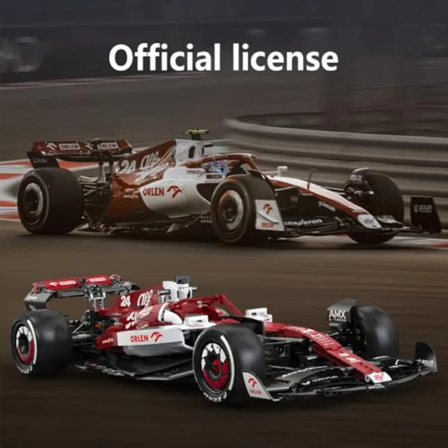 1:8 Alfa Romeo F1 Race Car Building Kit 🏎️✨ | 1868-Piece 2022 Model (Super Detailed)