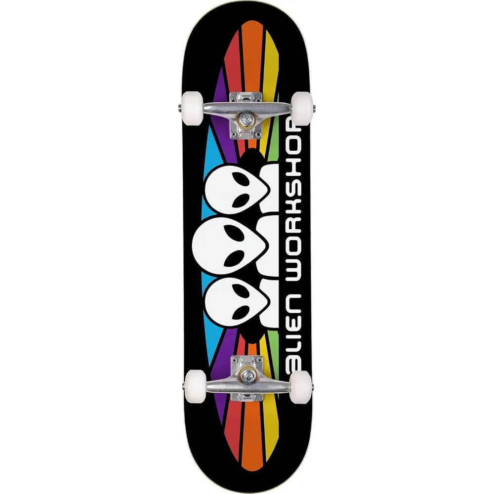 🛹✨ Complete Spectrum Black Skateboard 7.75” – Assembled & Ready to Ride