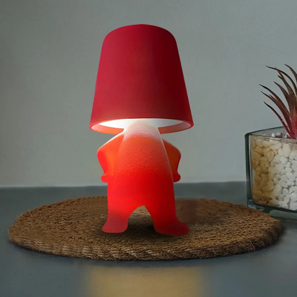 Mini Human Figure Lamps 💡🧍✨ | Colorful Designer Table Decor (6 Colors)