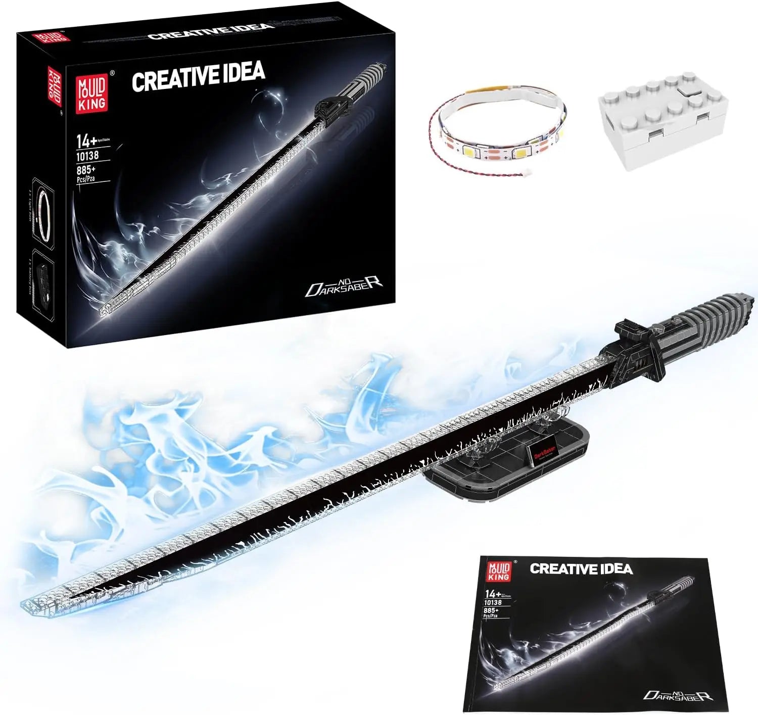 ⚔️🧩 Buildable Katana Sword – 855 Pieces Display Model with Stand (Collectible)