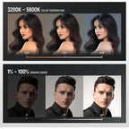 45W LED Video Light Panel 🎥✨ | Remote Control + 3200K/5600K (CRI 97+)