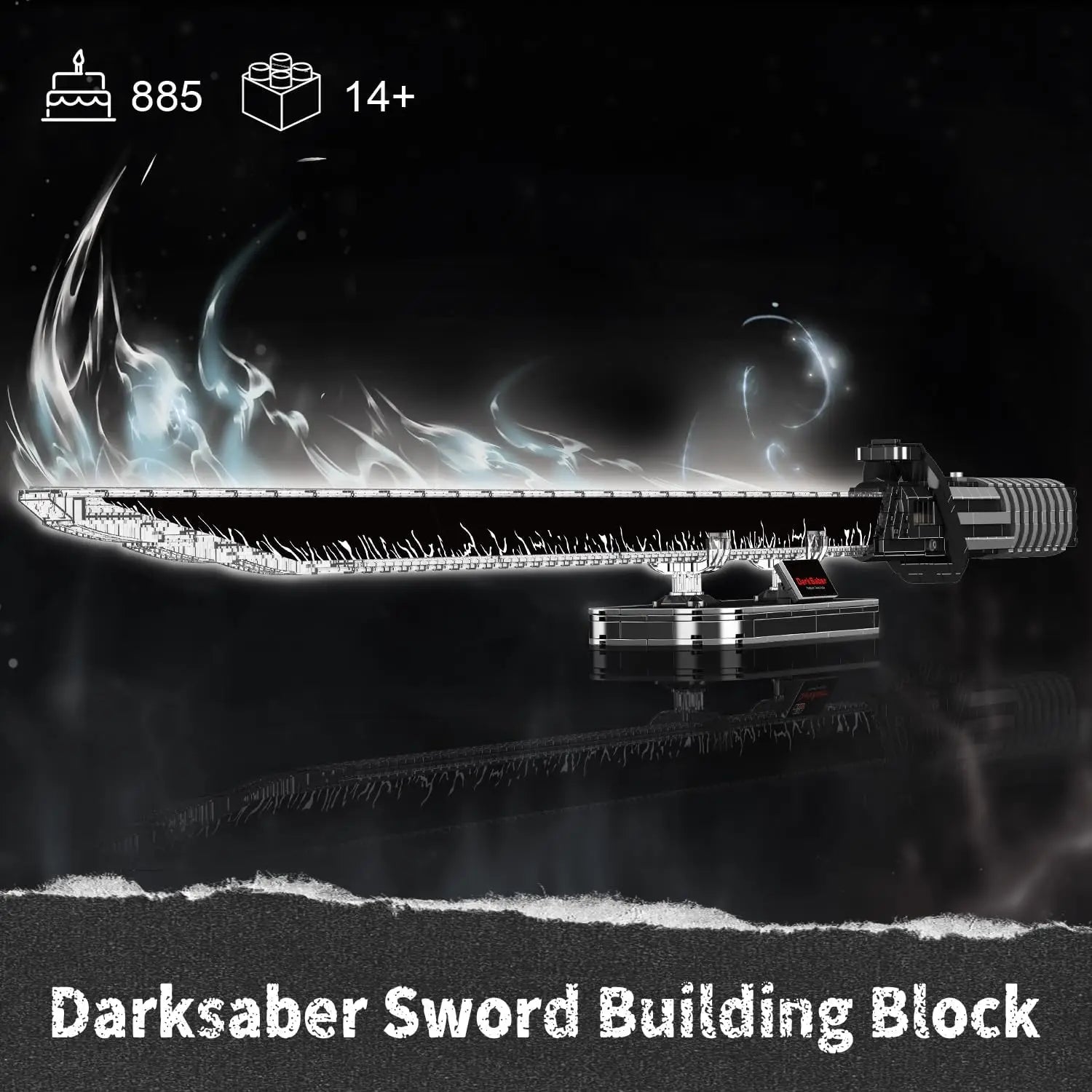 ⚔️🧩 Buildable Katana Sword – 855 Pieces Display Model with Stand (Collectible)
